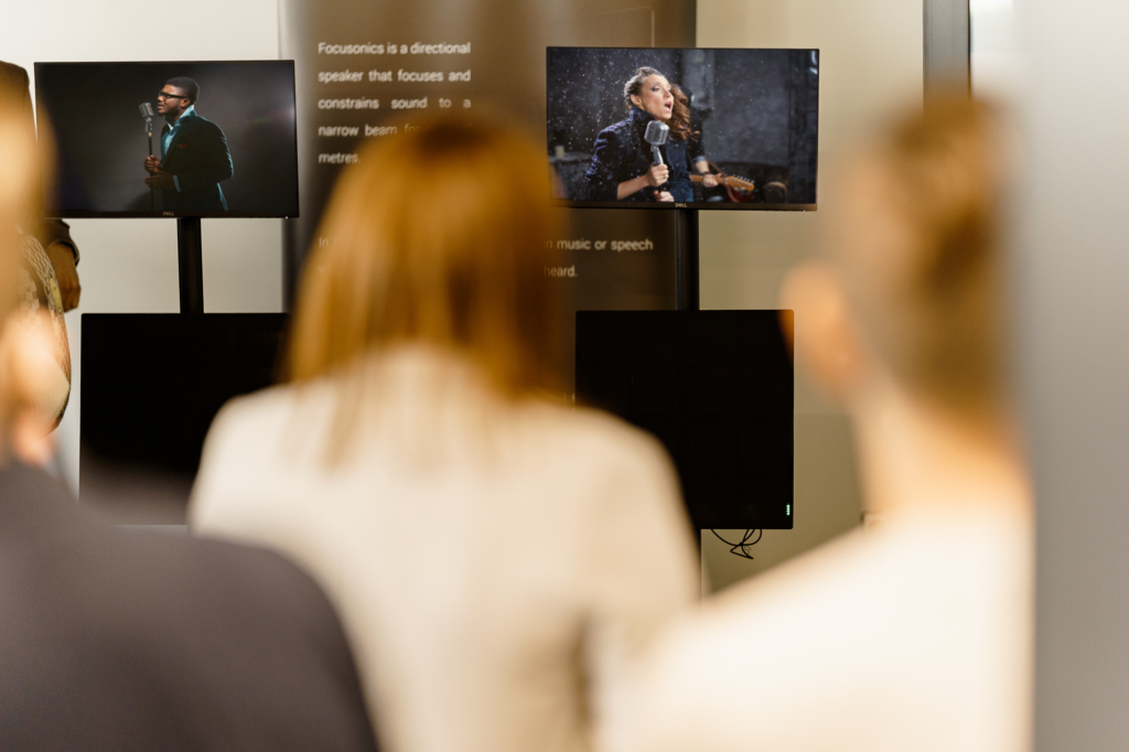 Immersive sound experience with Focusonics® - Focusonics